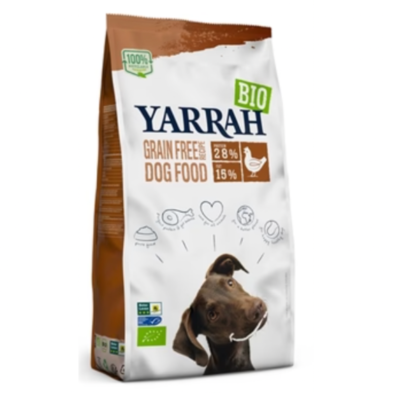 Yarrah Dog Adult Bio Getreidefrei Huhn/Fisch 10Kg